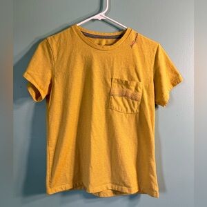 Women’s Patagonia t-shirt , yellow, size medium.